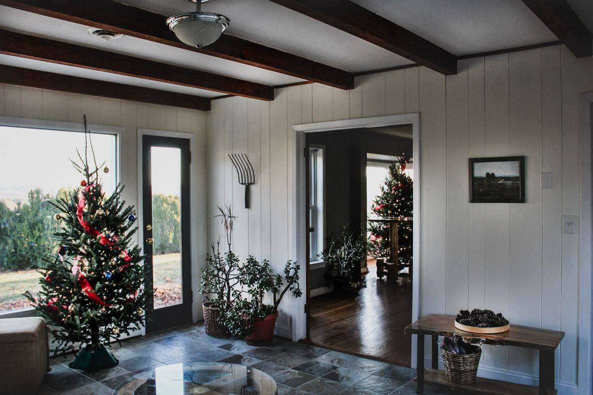 Holidays at House on Riner Ridge